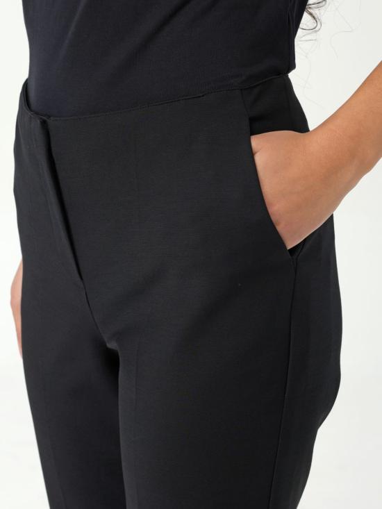  엠포리오 아르마니 스트레이트 팬츠 0NP42T0M004 999 Black - EMPORIO ARMANI