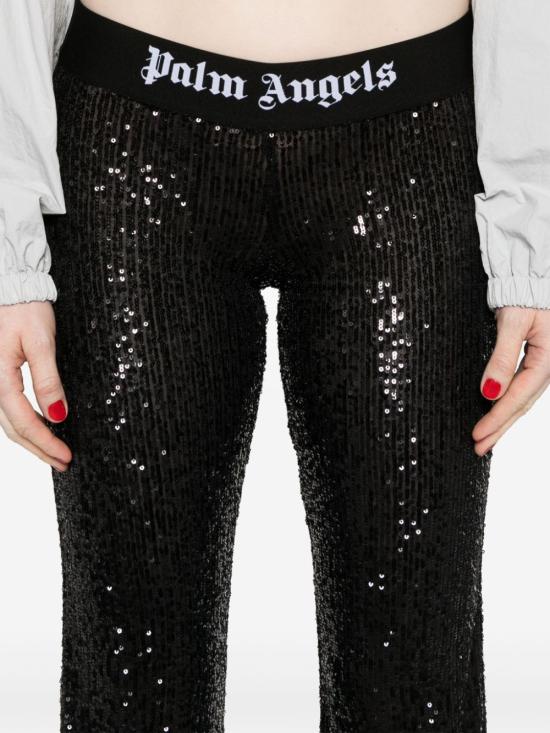  팜앤젤스 스트레이트 팬츠 PWCA101F24FAB003 1010 BLACK - PALM ANGELS