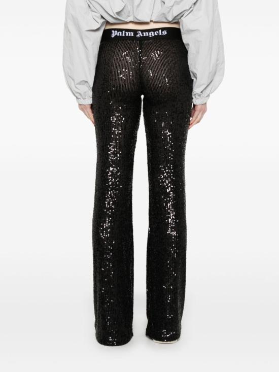  팜앤젤스 스트레이트 팬츠 PWCA101F24FAB003 1010 BLACK - PALM ANGELS