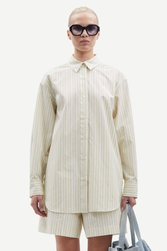  삼소앤삼소 셔츠 F24200110 Sweet Pea St - SAMSOE SAMSOE