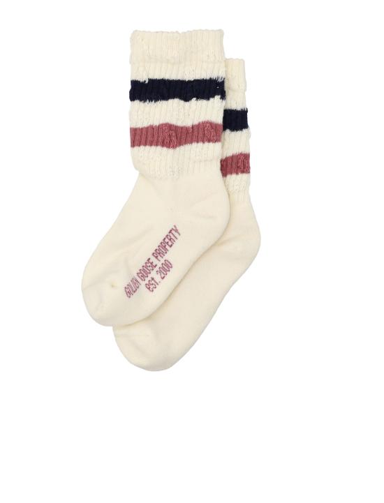 24FW [주니어] 골든구스 발목 양말 GKP00883P001107 11973 - GOLDEN GOOSE