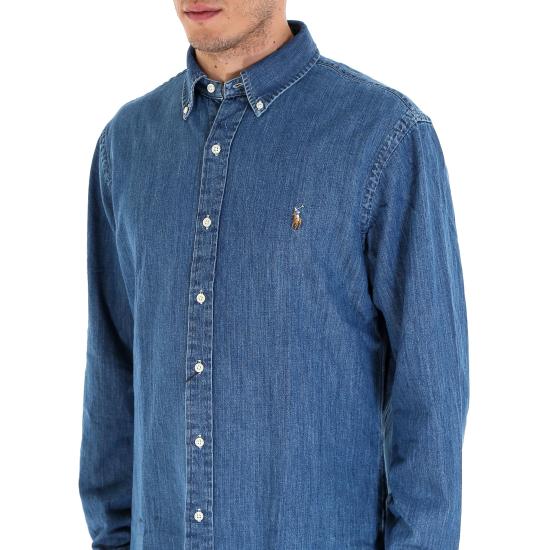 24FW 랄프 로렌 데님 셔츠 710548539 001 Blue - RALPH LAUREN