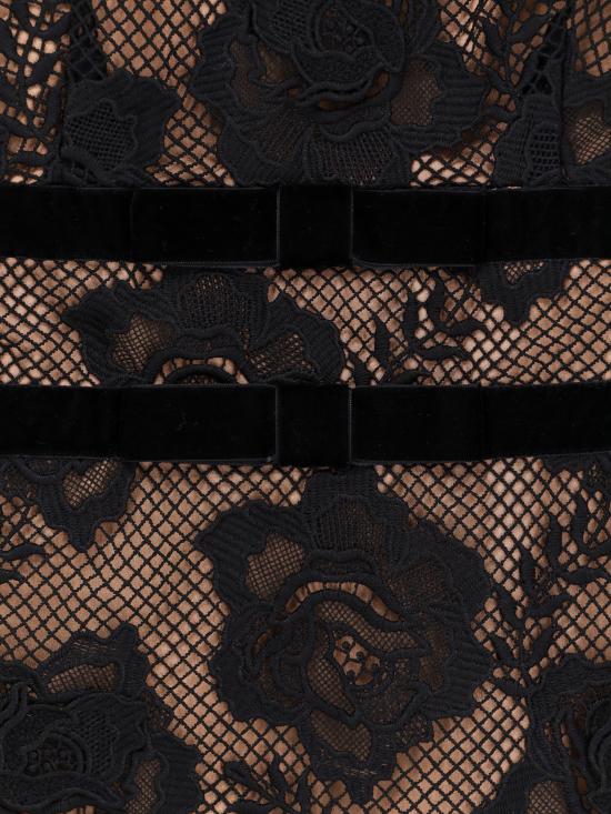 24FW 셀프 포트레이트 숏 원피스 AW24017SB BLACK Black - SELF PORTRAIT