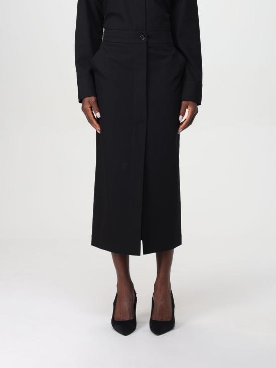 24FW 핑코 롱 스커트 104190A18E Z99 Black