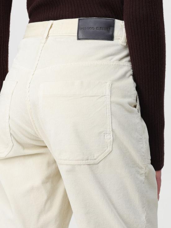 25FW 핑코 스트레이트 팬츠 102761A20R Z12 White - PINKO