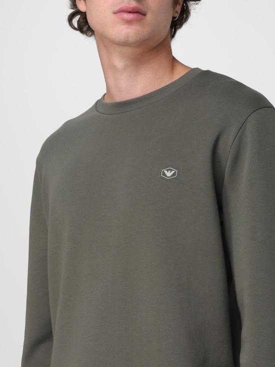 24FW 엠포리오 아르마니 긴팔 티셔츠 8N1MD11JHSZ 06K0 Green - EMPORIO ARMANI