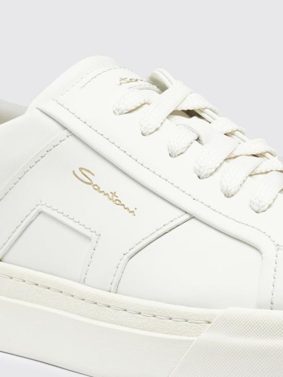 25FW 산토니 뮬/슬리퍼 MBGT21779PNNGXWH I20 White - SANTONI