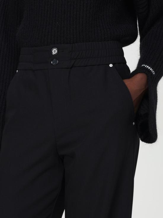 25FW 핑코 스트레이트 팬츠 104178A18E Z99 Black - PINKO