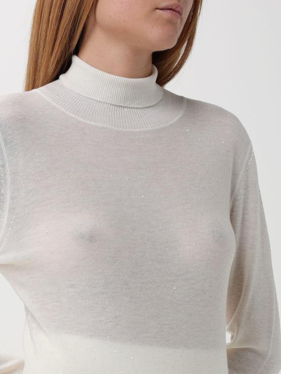 25FW 파비아나 필리피 터틀넥 MAD214F045D722 0142 White - FABIANA FILIPPI