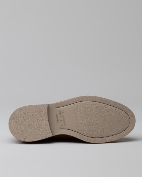  브루넬로 쿠치넬리 스웨이드 더비 슈즈 MZUPEAT708 C8831 MARRONE - BRUNELLO CUCINELLI