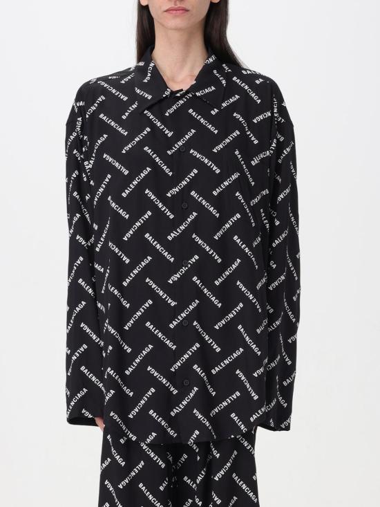  발렌시아가 블라우스 681631TPLA5 1070 Black