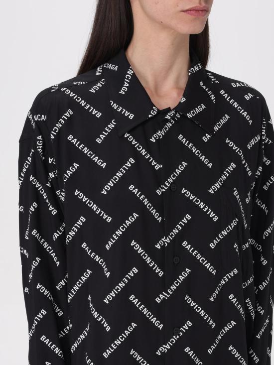  발렌시아가 블라우스 681631TPLA5 1070 Black - BALENCIAGA