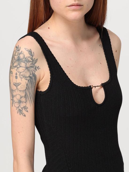 25FW 자크뮈스 숏 원피스 241KN3552355 990 Black - JACQUEMUS