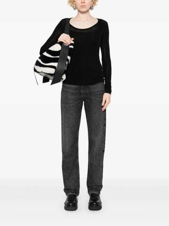  에이골디 긴팔 티셔츠 A72851618 BLK BLACK - AGOLDE