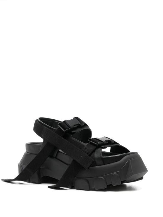  릭 오웬스 샌들 RP01D2885LOO 99 BLACK BLACK - RICK OWENS