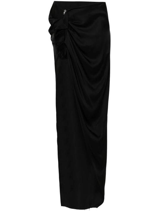 24FW 릭 오웬스 롱 스커트 RP02D3336SCH 09 BLACK Black