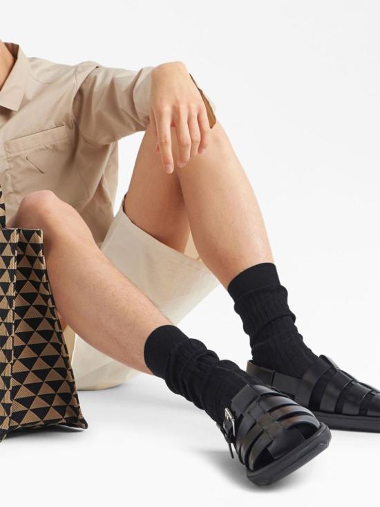 25SS 프라다 샌들 2X3093FG001B4L F0002 NERO Black - PRADA