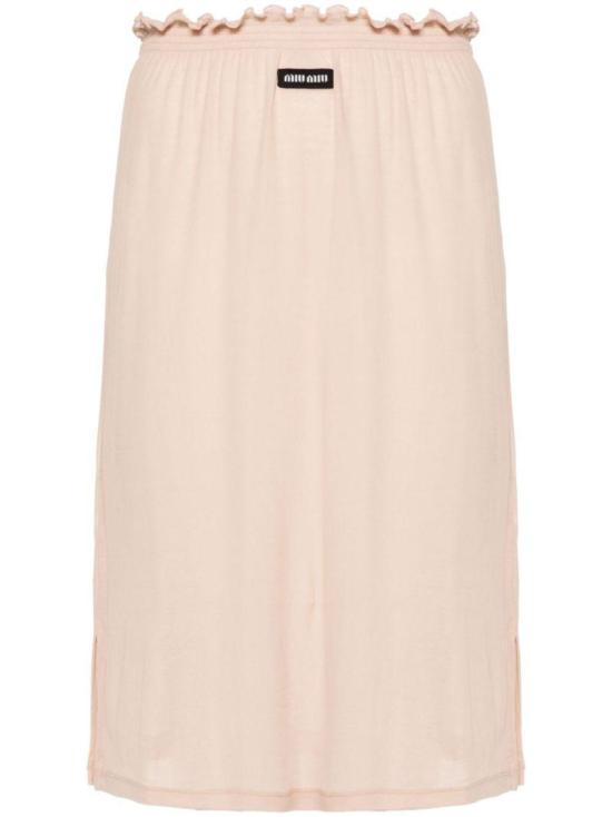 24FW 미우미우 미디 스커트 MJD192S23113VO F0770 CAMMEO