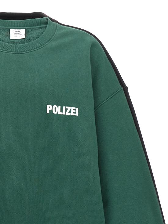 24FW 베트멍 긴팔 티셔츠 UA65CW423GPOLIZEIGREENBLACK - VETEMENTS
