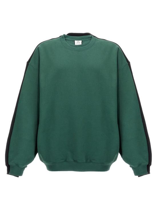 24FW 베트멍 스웨터 UA65CW423GPOLIZEIGREENBLACK MULTICOLOR