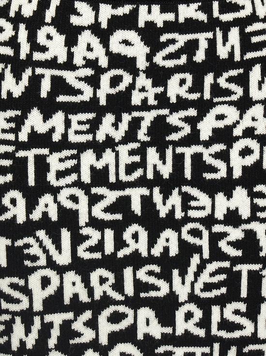 24FW 베트멍 숏 스커트 WA65KN312BBLACKWHITE White Black - VETEMENTS