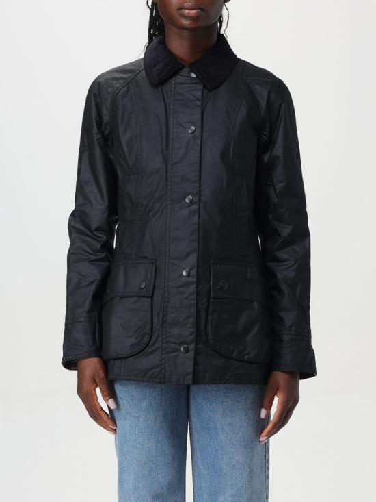 26FW 바버 비드넬 왁스 재킷 LWX0667 BK11 Black
