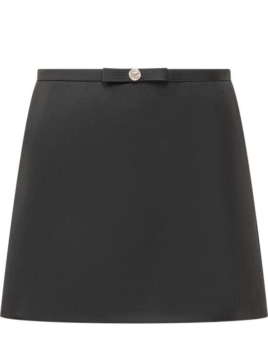 24FW 베르사체 미디 스커트 10169551A12272 1B000 BLACK