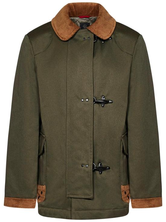 24FW [주니어] 페이 코트 FV2Q27G0159 707 GREEN