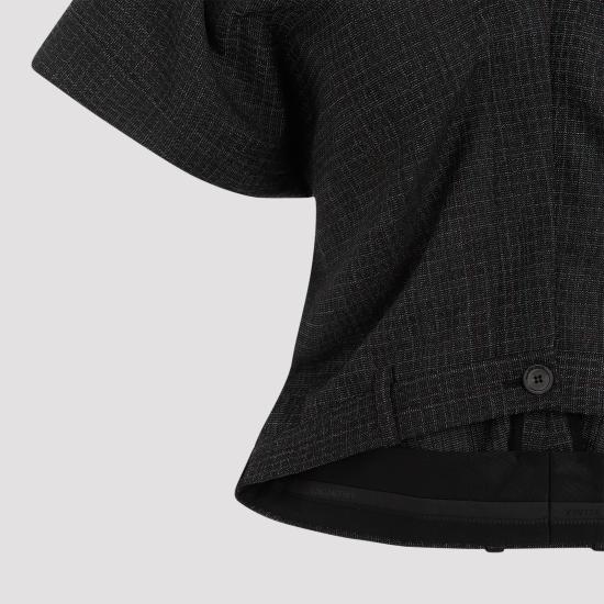  발렌시아가 반팔 티셔츠 808855 TRT13 1077 BLACK GREEN - BALENCIAGA