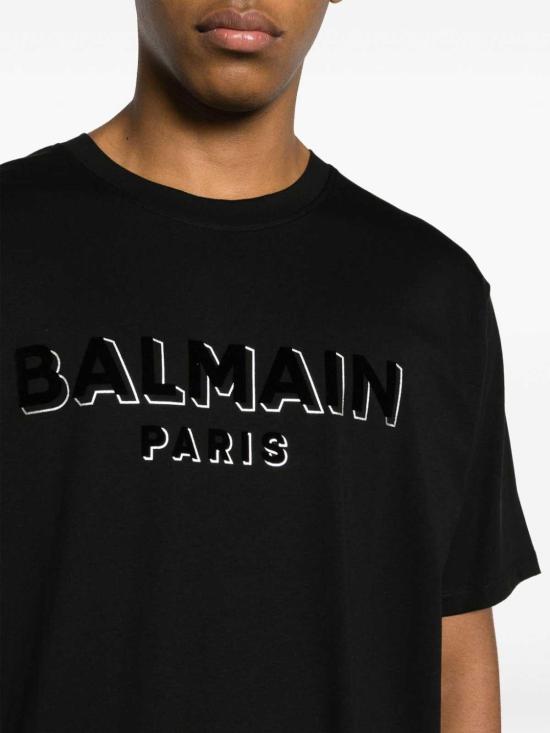  발망 반팔 티셔츠 CH1EG010BB99EJO Black - BALMAIN