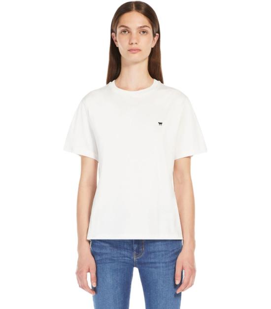 24FW 위켄드막스마라 반팔 티셔츠 2425976021600 001 M White - WEEKEND MAX MARA