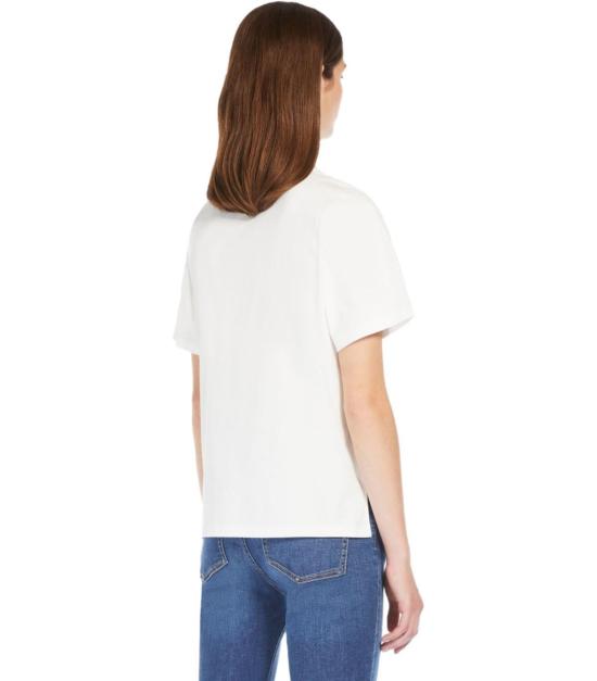 24FW 위켄드막스마라 반팔 티셔츠 2425976021600 001 M White - WEEKEND MAX MARA