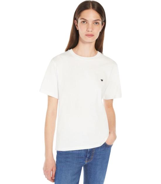 24FW 위켄드막스마라 반팔 티셔츠 2425976021600 001 M White - WEEKEND MAX MARA