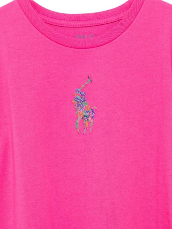 24FW [주니어] 랄프 로렌 티셔츠 313950938 002 COLLEGE PINK - RALPH LAUREN