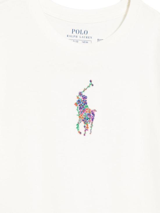 24FW [주니어] 랄프 로렌 티셔츠 313950938 001 WHITE - RALPH LAUREN