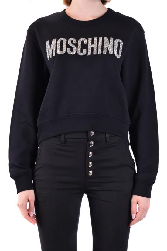 모스키노 긴팔 티셔츠 A1703 54281555 Black - MOSCHINO