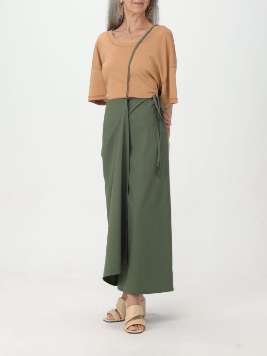  르메르 롱 스커트 SK1028LF1210 GR627 Bottle Green - LEMAIRE