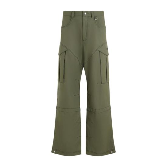 25SS 오프화이트 카고 팬츠 OMCF042F24FAB001 5810 ARMY GREEN
