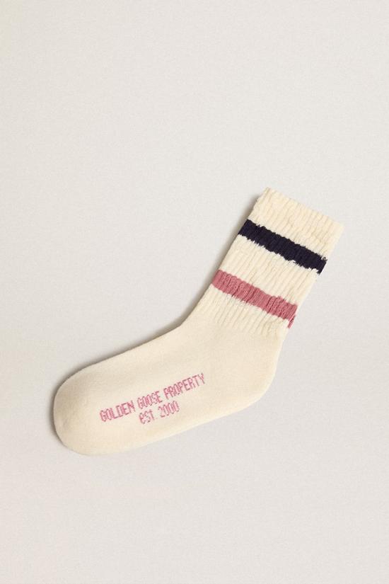24FW [주니어] 골든구스 발목 양말 GKP00883 P001107 11973 White