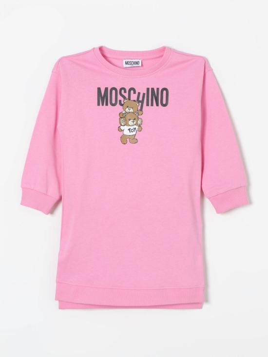 24FW [키즈] 모스키노 원피스 HDV0FELCA14 50243 Pink