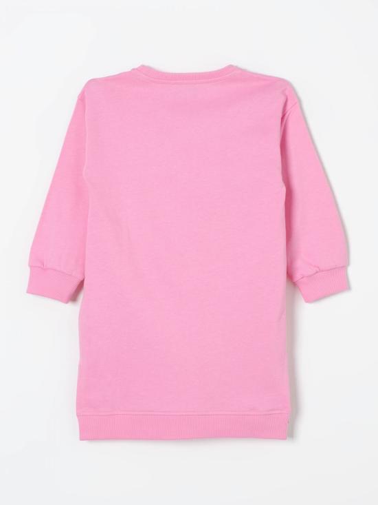 24FW [키즈] 모스키노 원피스 HDV0FELCA14 50243 Pink - MOSCHINO
