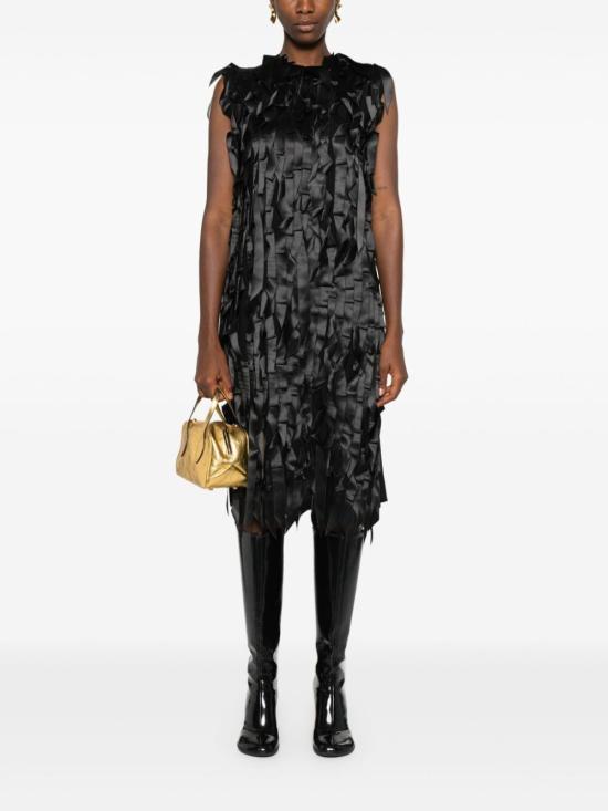 24FW 프라다 미디 원피스 P3N84RSOOO 1510 F0002 NERO - PRADA