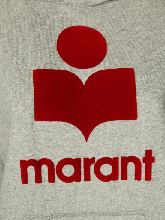 25SS 이자벨마랑에뚜왈 후드 티셔츠 23PSW0001FA A1M07E GREY WHITE GYWH Grigio - ISABEL MARANT ETOILE