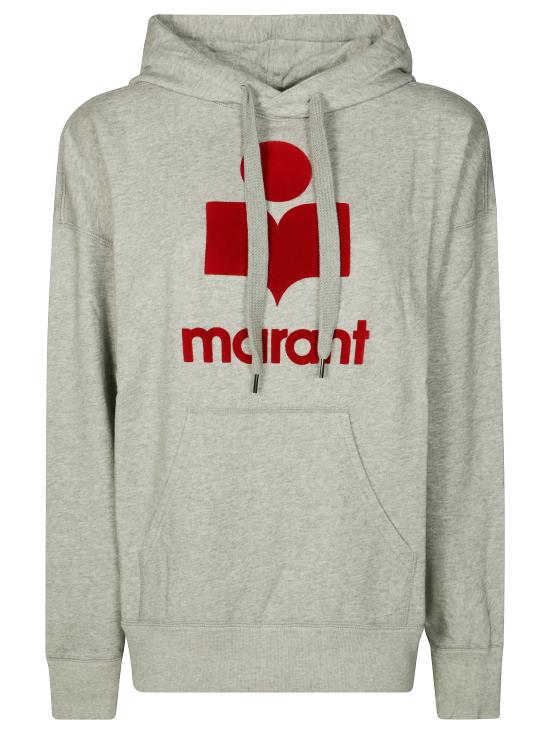 25SS 이자벨마랑에뚜왈 후드 티셔츠 23PSW0001FA A1M07E GREY WHITE GYWH Grigio