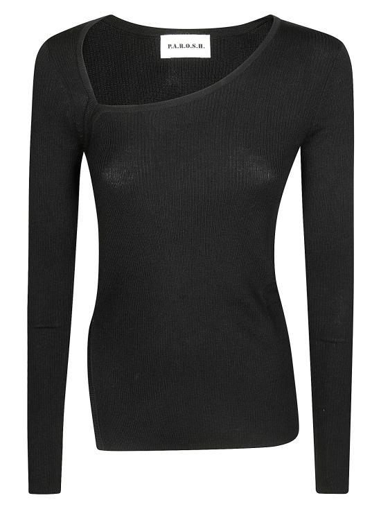 24FW 파로쉬 스웨터 LEILA24D540802 013 Nero