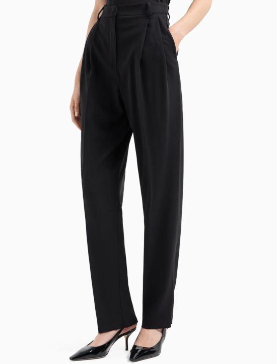  엠포리오 아르마니 스트레이트 팬츠 0NP3AT02002999 Black - EMPORIO ARMANI