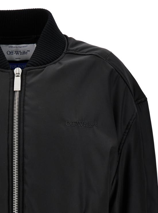 25FW 오프화이트 봄버 자켓 OWEH028C99FAB0011010 - OFF WHITE