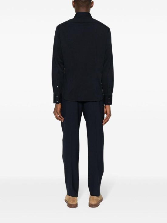 27SS 브루넬로 쿠치넬리 긴팔 셔츠 M0B136686C4425 Blue - BRUNELLO CUCINELLI