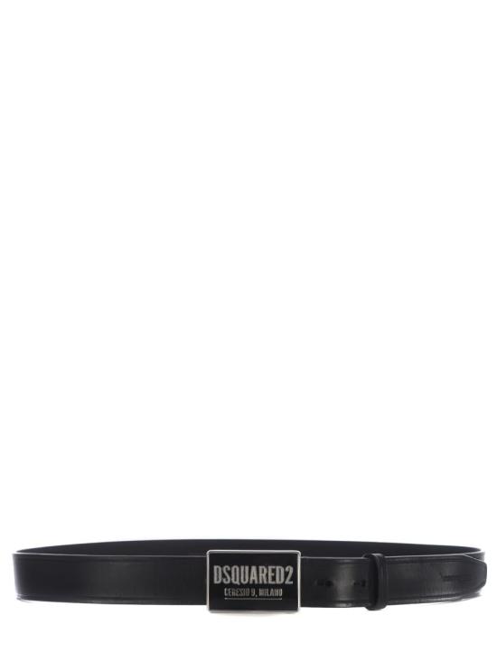  디스퀘어드2 가죽 벨트 BEM040712900001 M436 Black - DSQUARED2