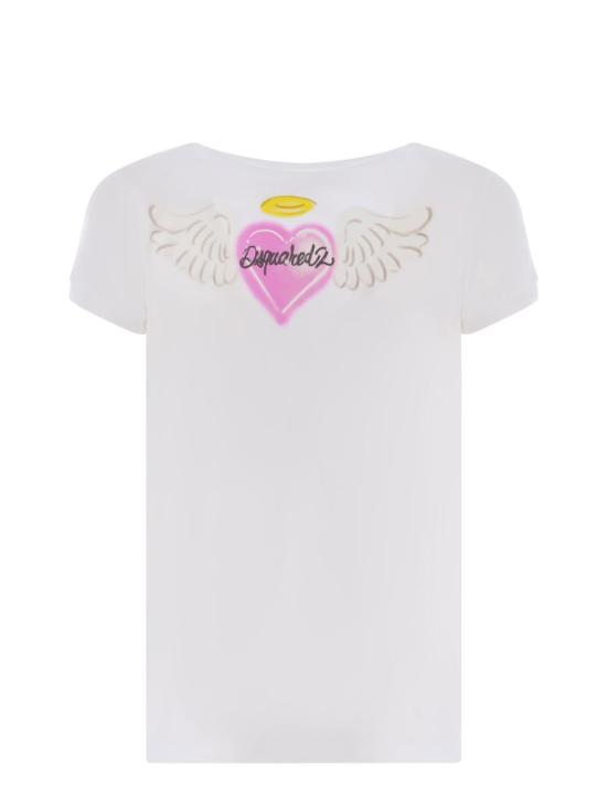  디스퀘어드2 반팔 티셔츠 S72GD0520S24668 100 WHITE - DSQUARED2